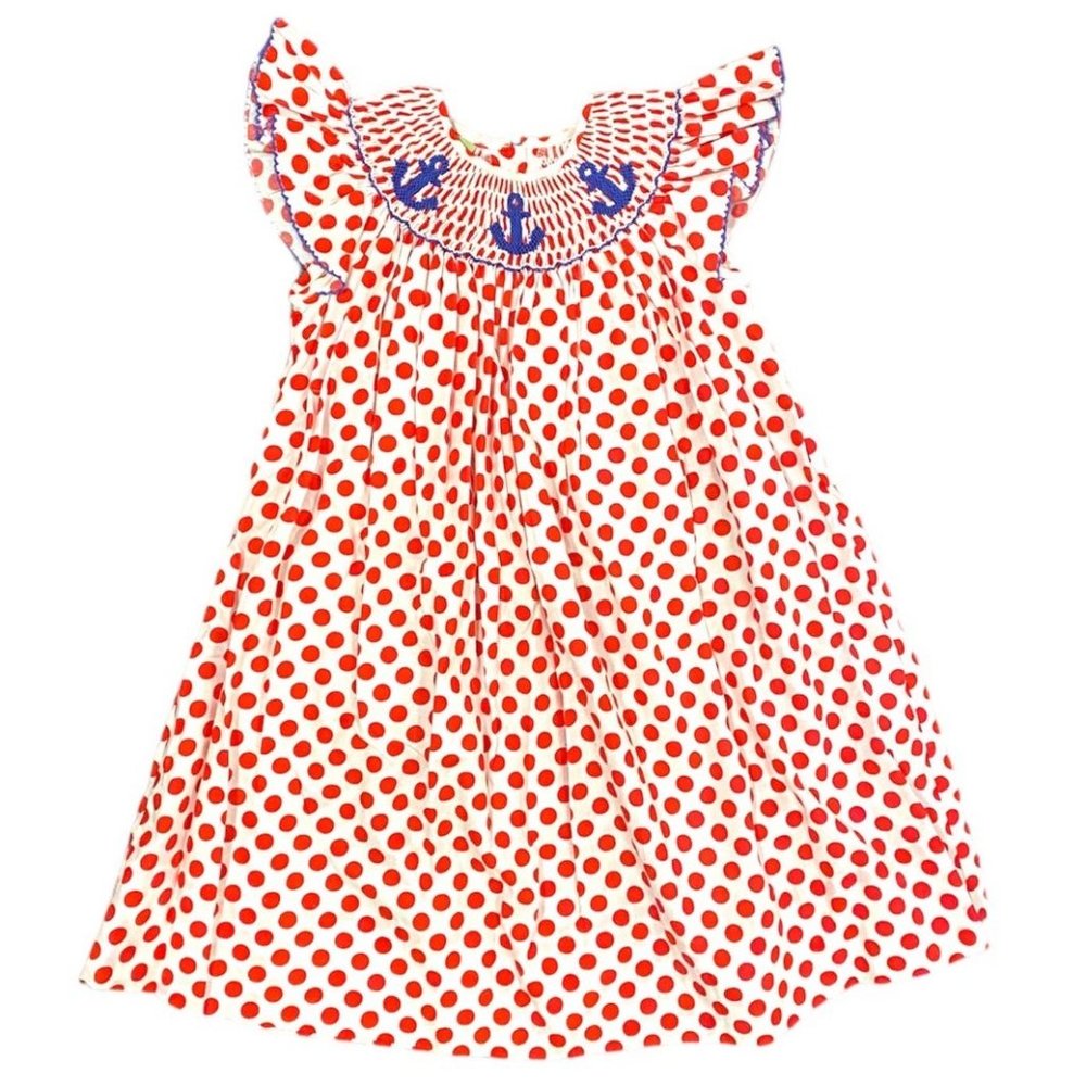 Size 2 smocked anchor dress